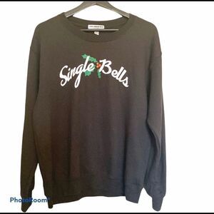 NWT Sub_Urban Riot Single Bells Graphic Sweatshirt size Small Christmas Holiday